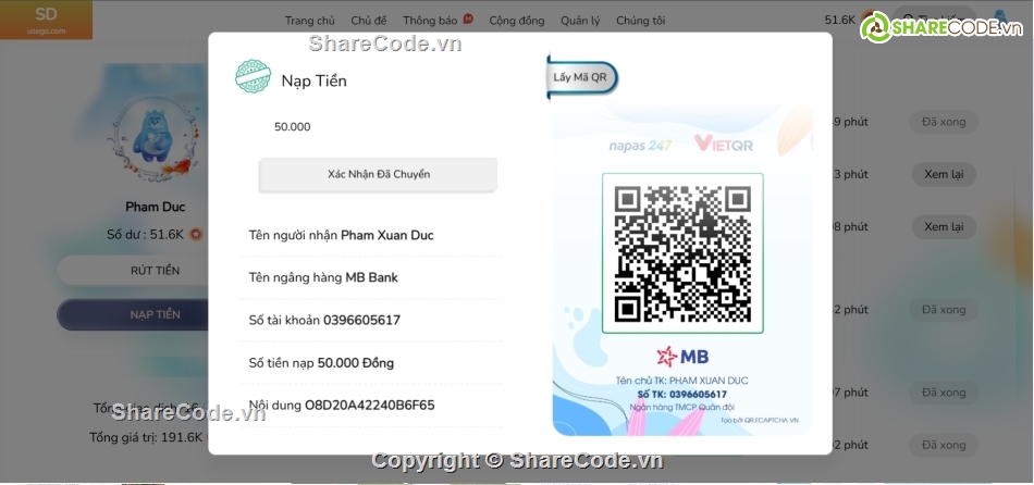 Source code web,Code web,Code PHP,Share code,web,Code Thanh Toán Online