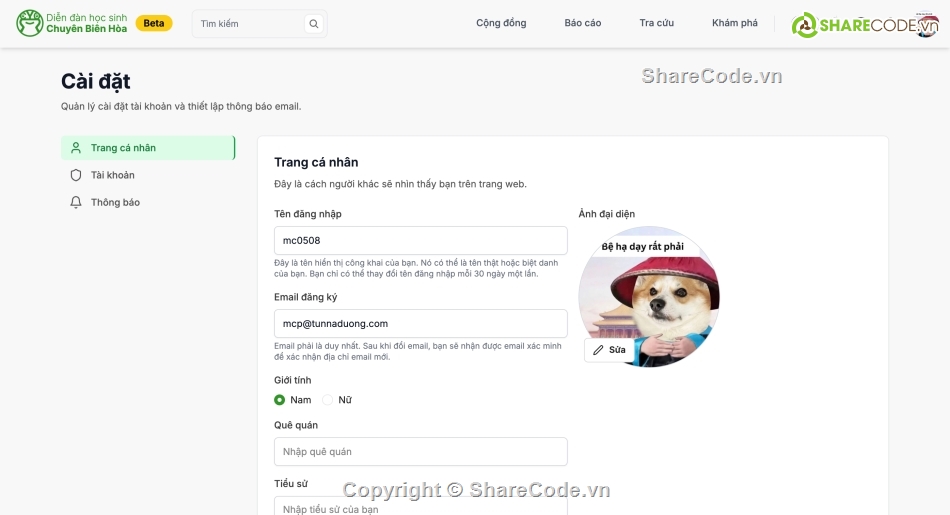 Diễn đàn,web,thpt,code,source code web diễn đàn,học sinh