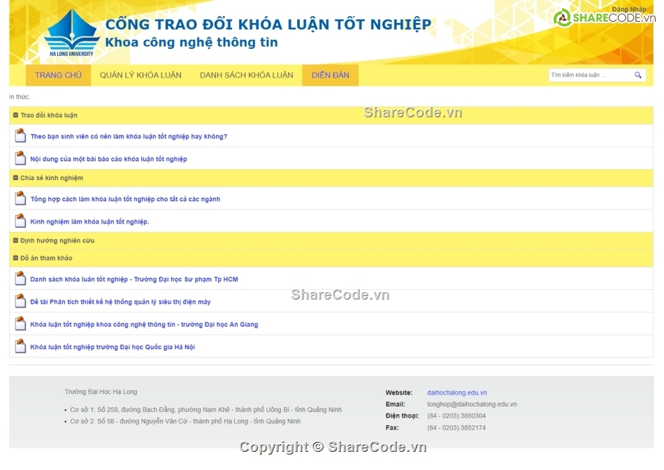 web diễn đàn,code diễn đàn,code web diễn đàn,khóa luận tốt nghiệp,khóa luận tốt nghiệp công nghệ thông tin