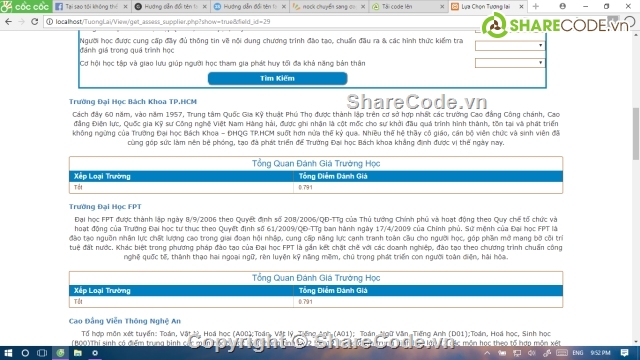 website trường học,website định hướng trường học,website PHP trường học,web trường học