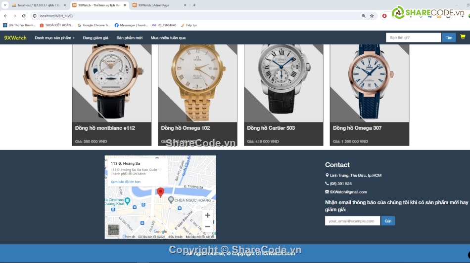 website bán đồng hồ,web bán đồng hồ,shop đồng hồ,website bán đồng hồ MVC,đồ án website bán đồng hồ