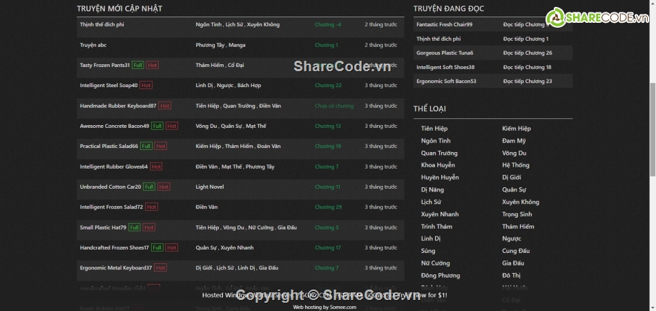 web truyện,code đồ án,NET,code web ASP,Source code Website,code đọc truyện