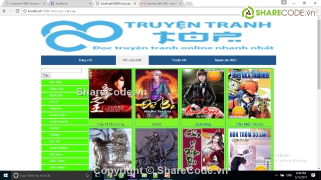 share code web truyện,code web truyện đọc,web truyện tiểu thuyết,web đọc truyện,đồ án web asp.net,web đọc truyện online