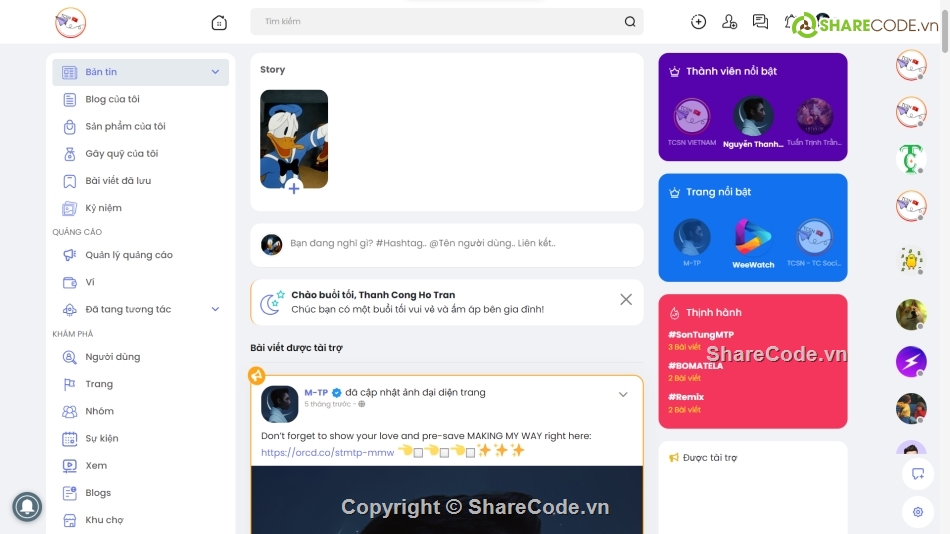 code web,mã nguồn,mạng xã hội,mã nguồn mạng xã hội,Share Code Web Mạng Xã Hội