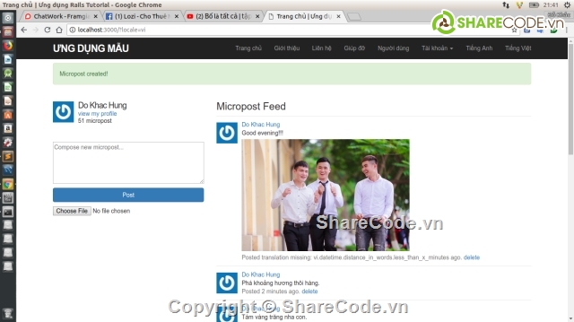 Web Ruby on Rails,web đa ngôn ngữ,share code web mạng xã hội,code website đẹp,code web Ruby,Tutorial