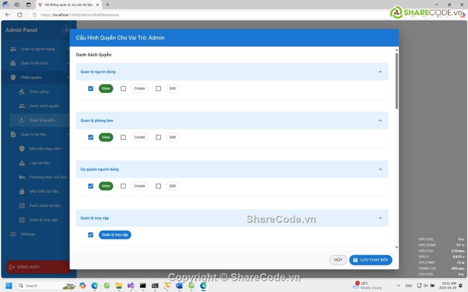 Hệ thống quản lý tài liệu C#,Phần mềm quản lý và tra cứu tài liệu C#,Source code web