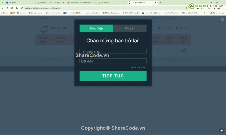 php thuần,web bán điện thoại,Source code điện thoại