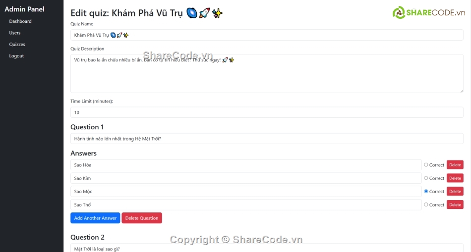 source code web,web thi trắc nghiệm,trắc nghiệm online,code trắc nghiệm,quiz game,code web quiz