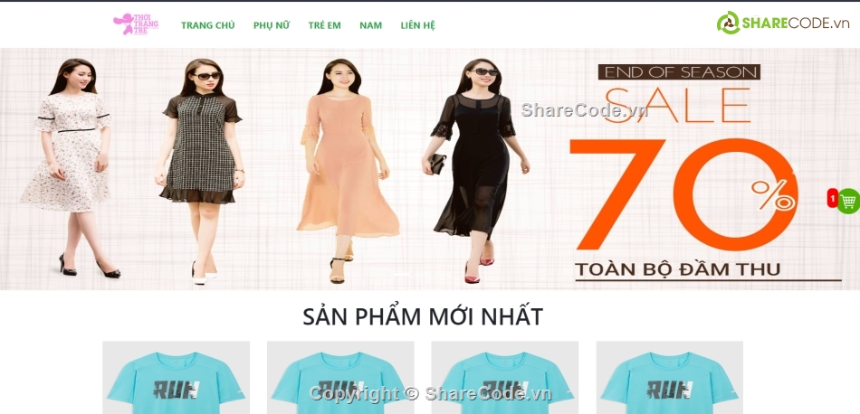 Source code web quần áo,code PHP thời trang,web shop thời trang,code web thời trang