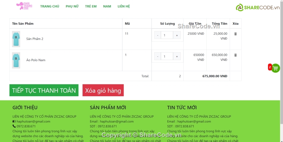 Source code web quần áo,code PHP thời trang,web shop thời trang,code web thời trang