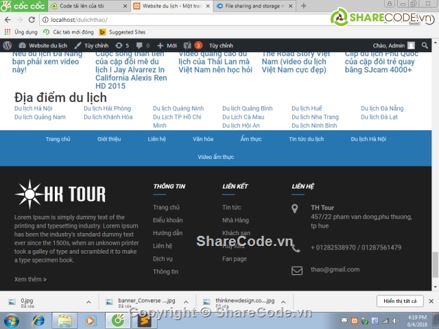code tin tức du lich,web tin tức,website du lịch,web wordpress,website tin tức du lịch