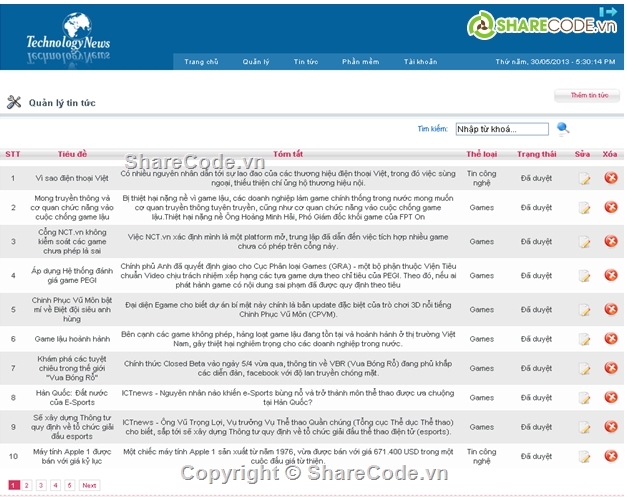 Web tin tức,web giới thiệu,web công nghệ,web phần mềm,code tin tức