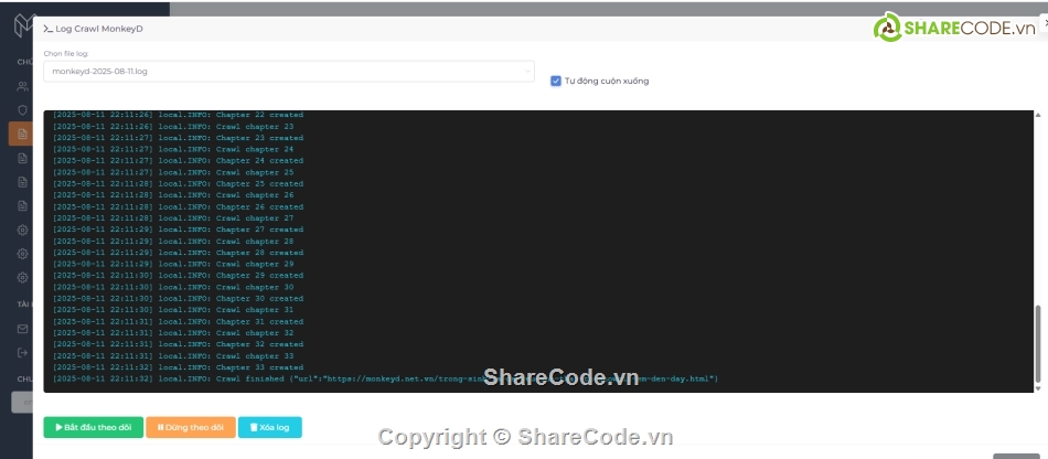 Laravel,web truyện,source code truyện,đọc truyện onilne,web crawl