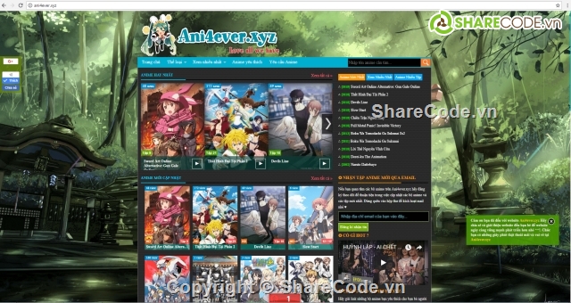 website anime,code website anime,code phim,Code Website Anime