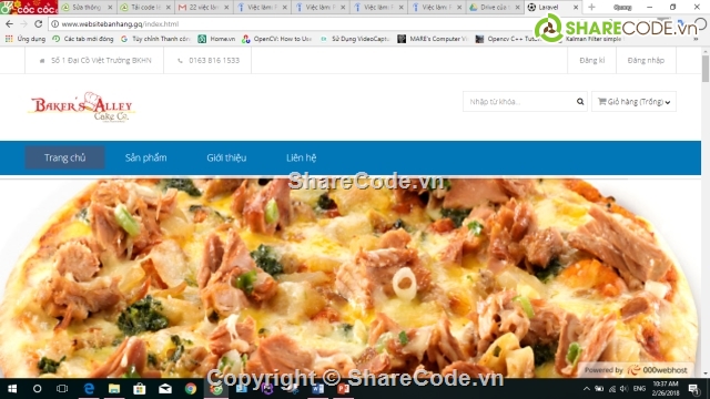 code laravel 5 shop,php laravel,code website laravel,Website bán hàng,code web bán đồ ăn,laravel