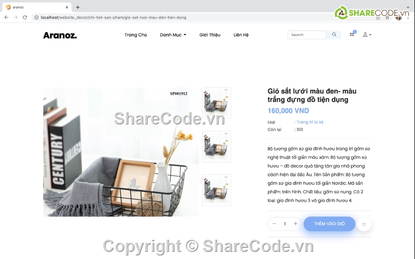 Code web decor Laravel,đồ án web decor php,Source code Website trang trí,web decor PHP