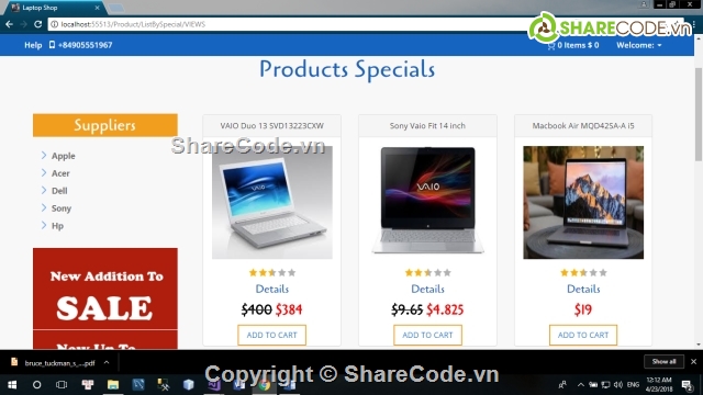 website bán hàng,website bán Laptop,mvc asp.net,website ban hang asp.net,asp.net