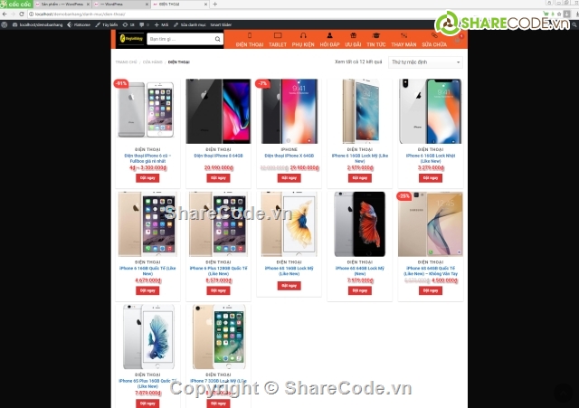 source code website bán hàng,thương mại điện tử,web bán điện thoại,code web bán điện thoại