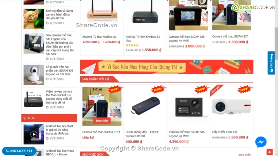 Website bán hàng,Source code Website,Web điện máy,code bán hàng