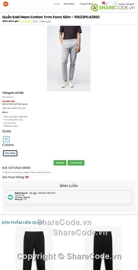 code website bán hàng,code web,web thời trang,báo cáo