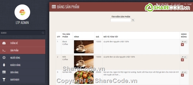 Website bán hàng,web app,bán hàng cafe,template bán hàng,đồ án website bán hàng,đồ án web php