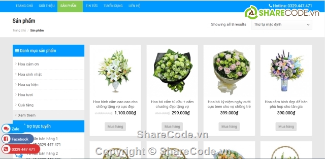 code bán hàng wordpress,web bán hàng bằng wordpress,code web bán hoa,code web cửa hàng hoa,website bán hoa