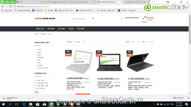 php bán laptop,php banhang,website bán hàng php,website bán máy tính,web bán linh kiện laptop,website bán laptop
