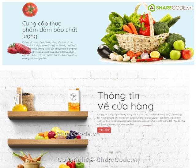 thực phẩm sạch,Web ẩm thực,code full,full báo cáo