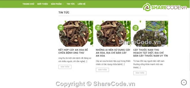 Source code Website,code web bán thuốc,web bán thuốc đông y,thuốc đông y