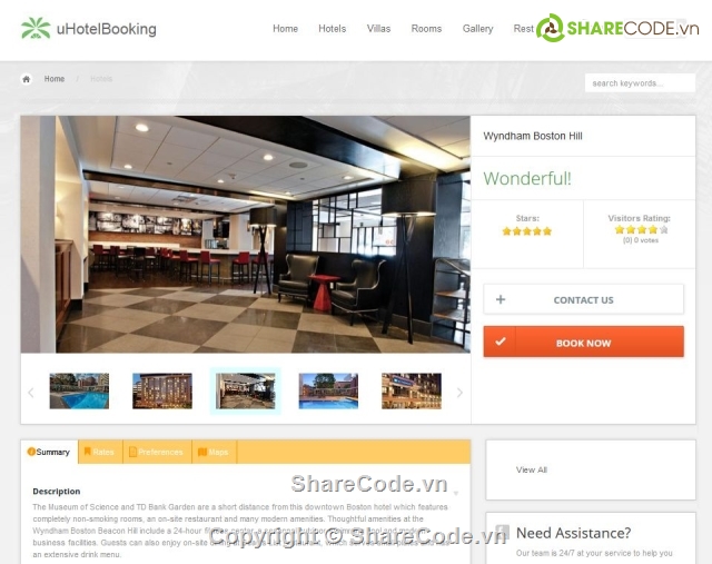 share code,website giới thiệu khách sạn,đặt phòng khách sạn,website đặt phòng khách sạn