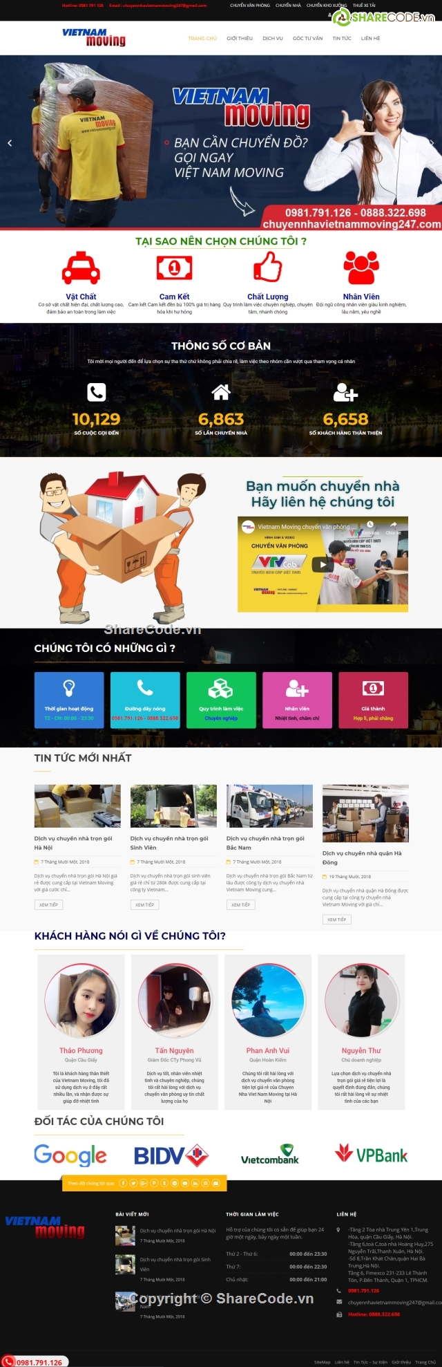 web quản lý vận chuyển,Website vận chuyển nhà,website vận chuyển văn phòng,Web công ty vận chuyển