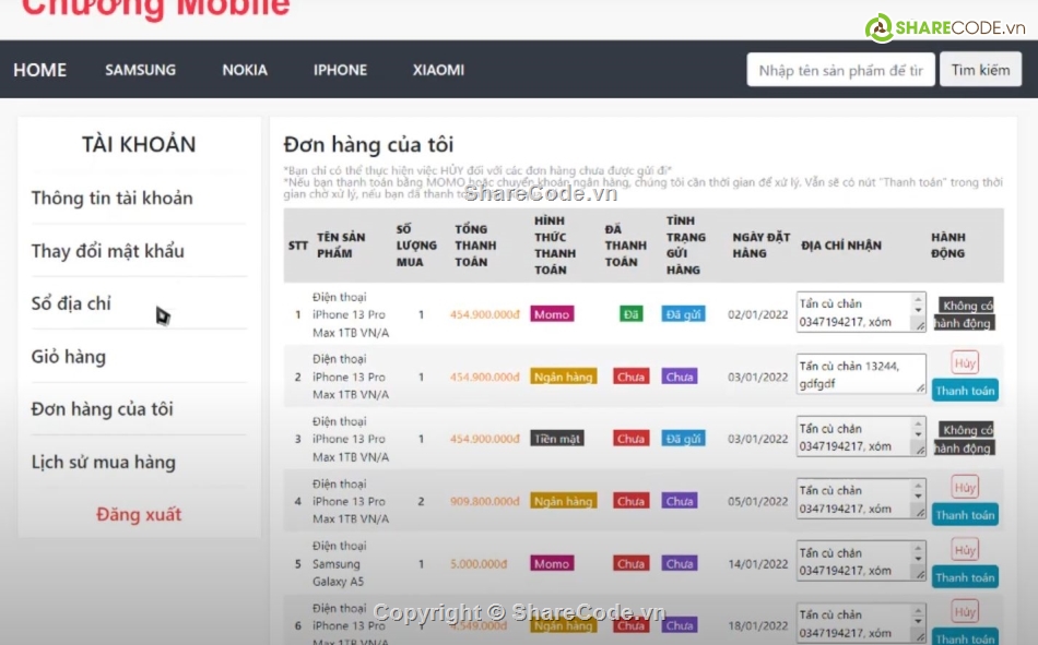 source code website bán điện thoại,code website bán điện thoại,đồ án web bán điện thoại php,web bán điện thoại php mvc,code web điện thoại php,code web bán điện thoại bằng php