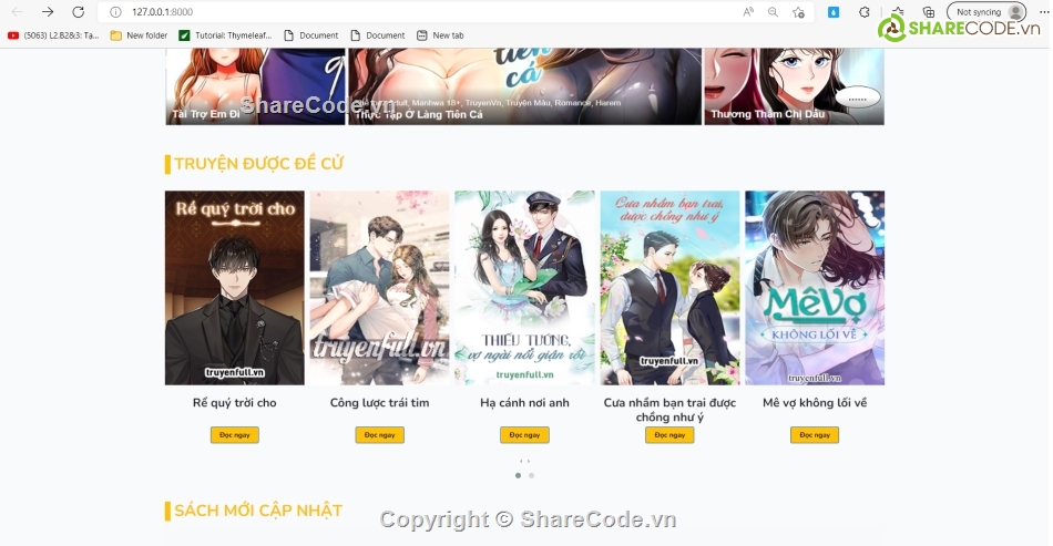 web truyện,share code web đọc truyện,web đọc truyện online,code web bằng PHP,code website laravel,đồ án web php