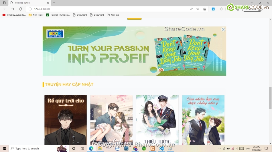 web truyện,share code web đọc truyện,web đọc truyện online,code web bằng PHP,code website laravel,đồ án web php