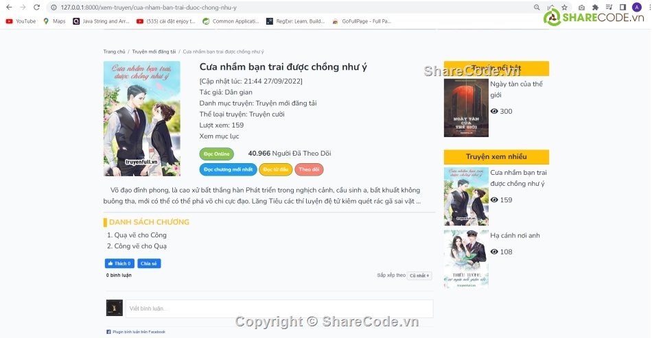 web truyện,share code web đọc truyện,web đọc truyện online,code web bằng PHP,code website laravel,đồ án web php