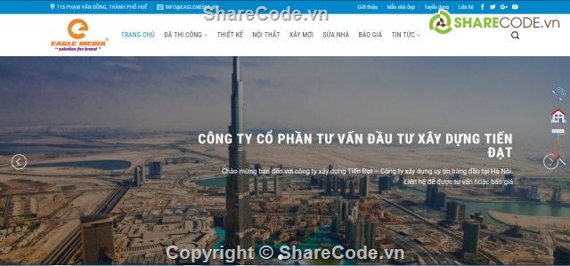 Source code Website,web xây dựng,website xây dựng,website thầu xây dựng