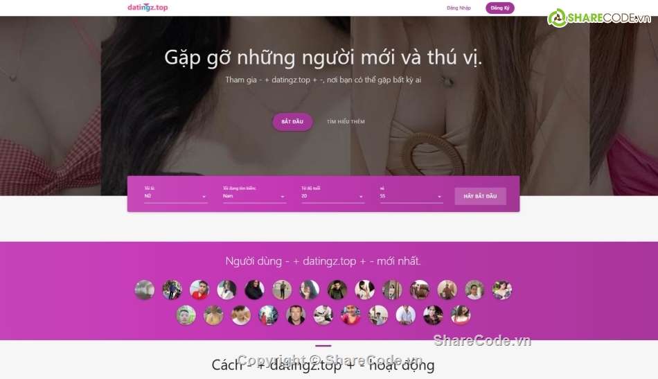 Code web,Source code web,web hẹn hò,dating,henho