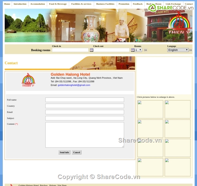 web khách sạn,quản lý khách sạn,code website khách sạn