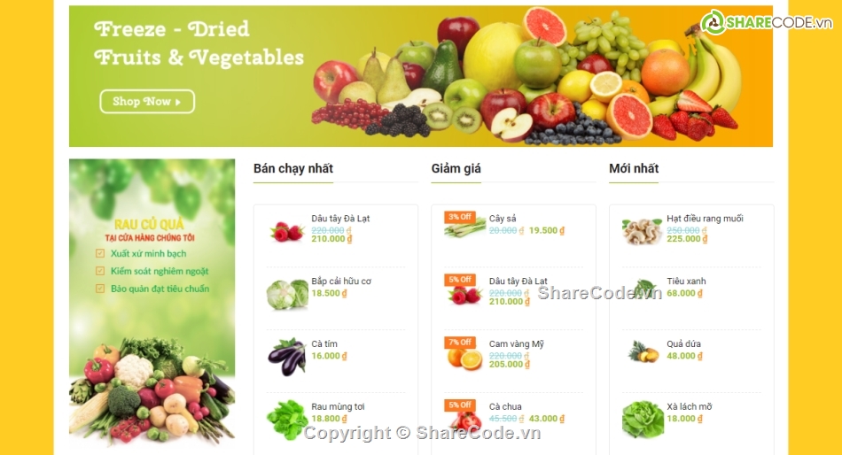code website bán rau củ quả,website nông sản,website kinh doanh rau củ,website bán hàng nông sản,mã nguồn wordpress bán rau củ,code website bán hàng