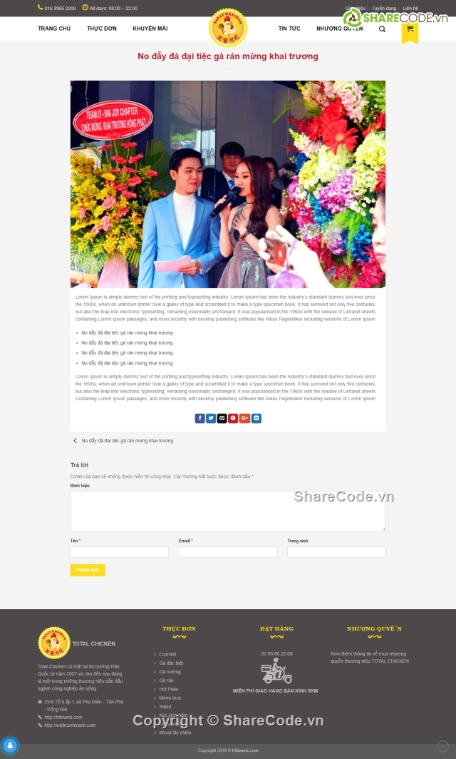 thiết kế website nhà hàng,thiết kế web gà rán,thiết kế web công ty,Chia sẻ code nhà hàng,code web nhà hàng,website nhà hàng