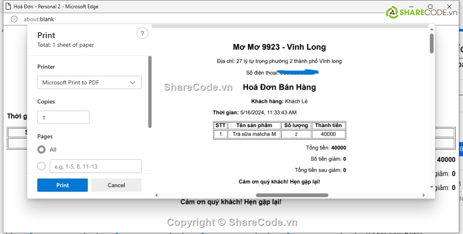 Website bán hàng,code quản lý cửa hàng,pos web bán hàng php mysql,đồ án web bán trà sữa php