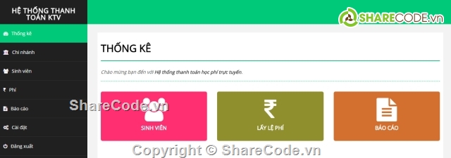 web quản lý,website hệ thống thanh toán,hệ thống thanh toán học phí,website thu học phí,website quản lý sinh viên