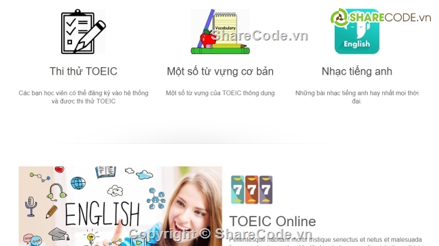 thi toeic,website thi toeic,website thi trac nghiem toeic,web servlet/jsp,luyện thi toeic