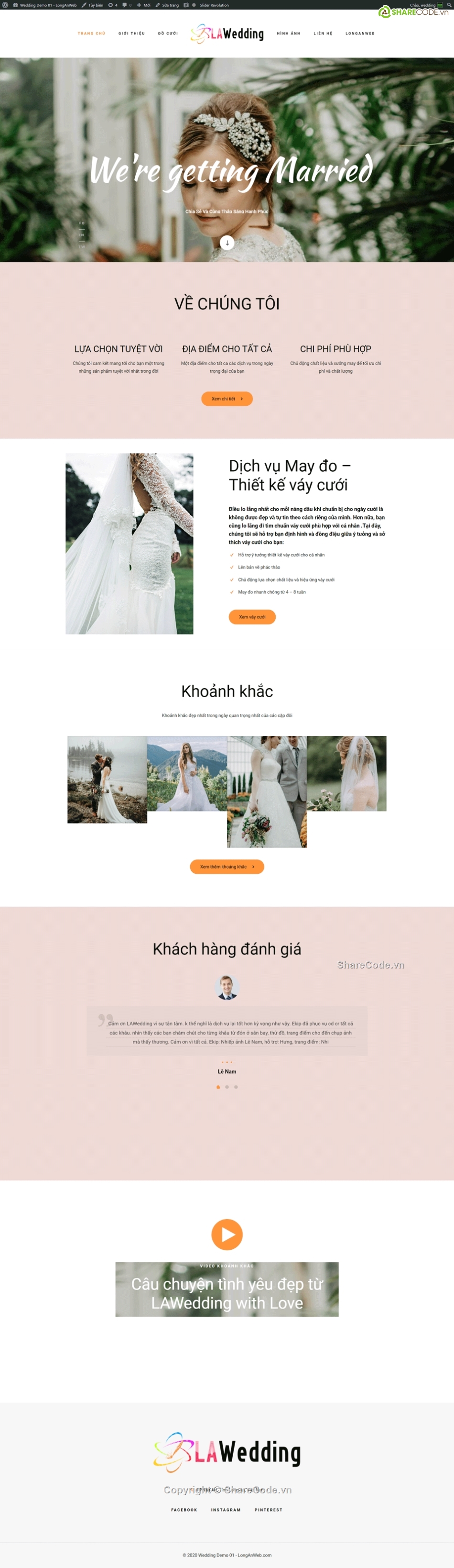 web áo cưới,source code web tiệc cưới,code web wedding miễn phí