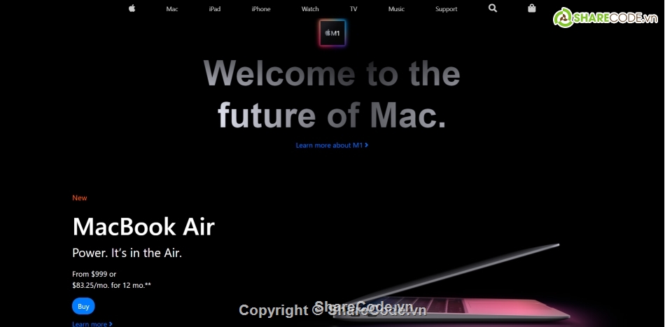 Template website Apple,HTML Template,template thiết bị công nghệ Apple,thiết bị công nghệ Apple HTML