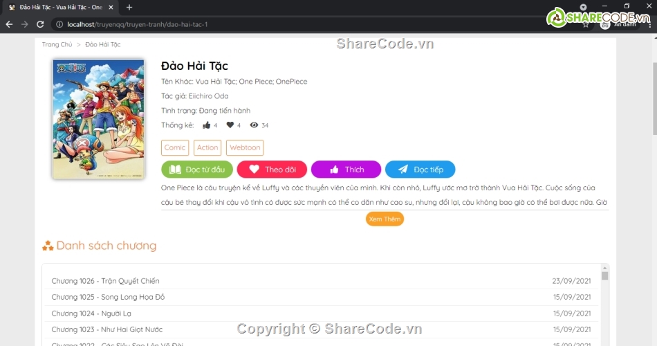code truyện tranh,website truyện tranh,bán code web truyện tranh,code web truyện tranh