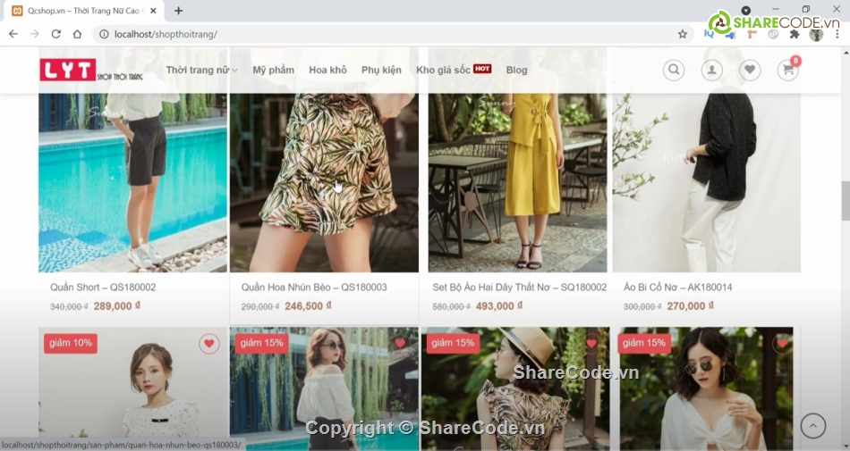 Source Code bán thời trang,code website thời trang,source code bán thời trang,Full code Wesb Thời trang Nữ,Code website Thời  trang,Source web thời trang