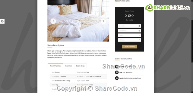 full code web khách sạn,Soho Hotel,đặt phòng khách sạn,website giới thiệu khách sạn