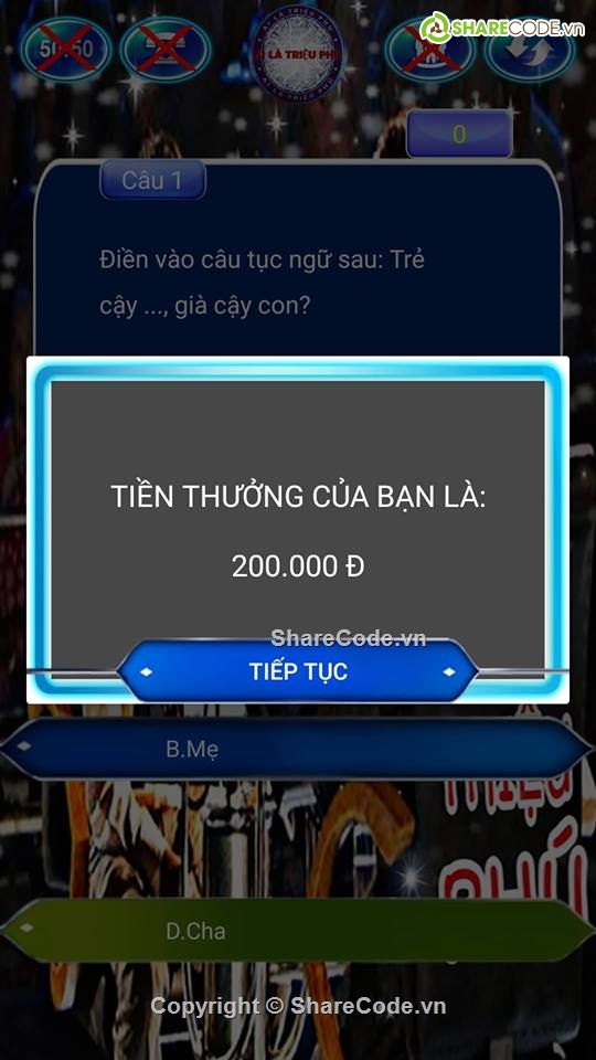 ai là triệu phú,source code game ai là triệu phú,ai là triệu phú android,ứng dụng android,đồ án,Game