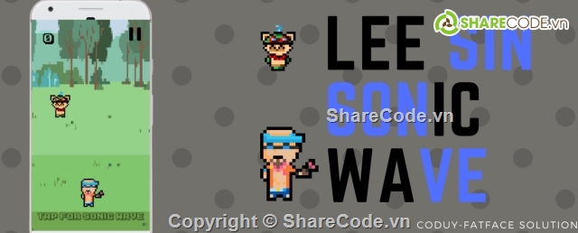 Source code anroid,source code games,source unity,game asset,android sdk 6.0,Leesin sonic wave